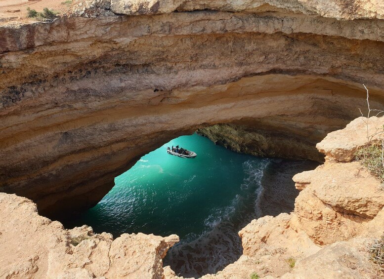 Picture 1 for Activity From Armação de Pêra: Benagil Caves and Beaches Boat Tour