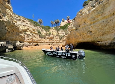 Desde Armação de Pêra: Excursión en Barco por las Cuevas y Playas de Benagi...