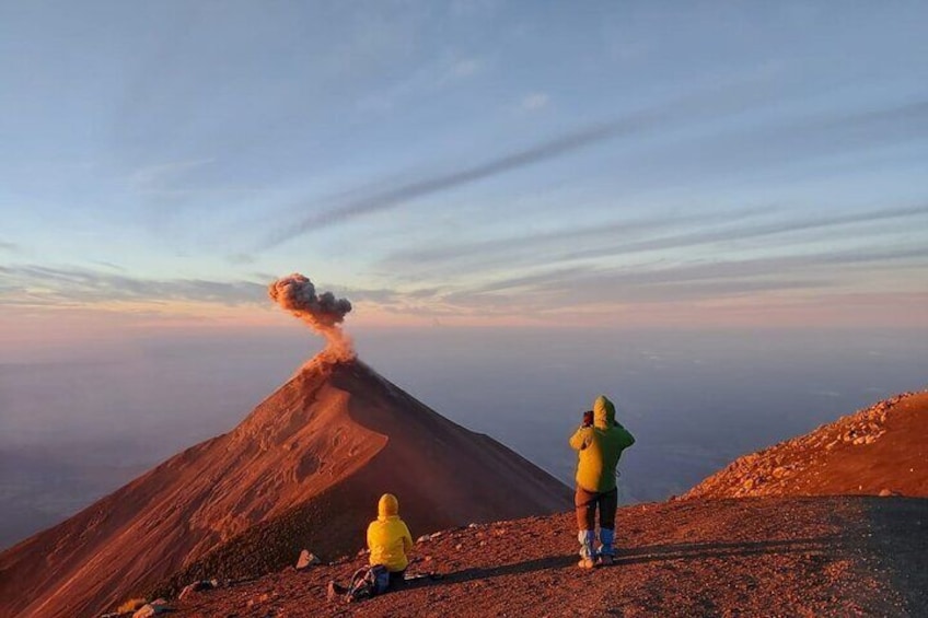 Fuego volcano, from Aacatenango