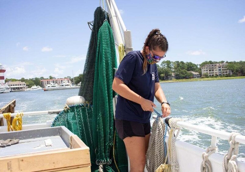 Picture 6 for Activity Hilton Head Island: Shrimp Trawling Boat Tour