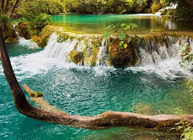 Von Trogir, Seget & Okrug: Krka Wasserfälle & Bootsfahrt