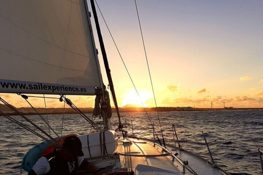 Private Sunset Sailing Tour from Corralejo Fuerteventura 3h