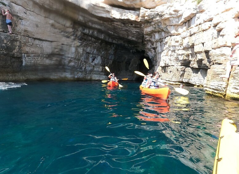 Picture 3 for Activity Pula: Sea Cave and Cliffs Guided Kayak Tour in Pula