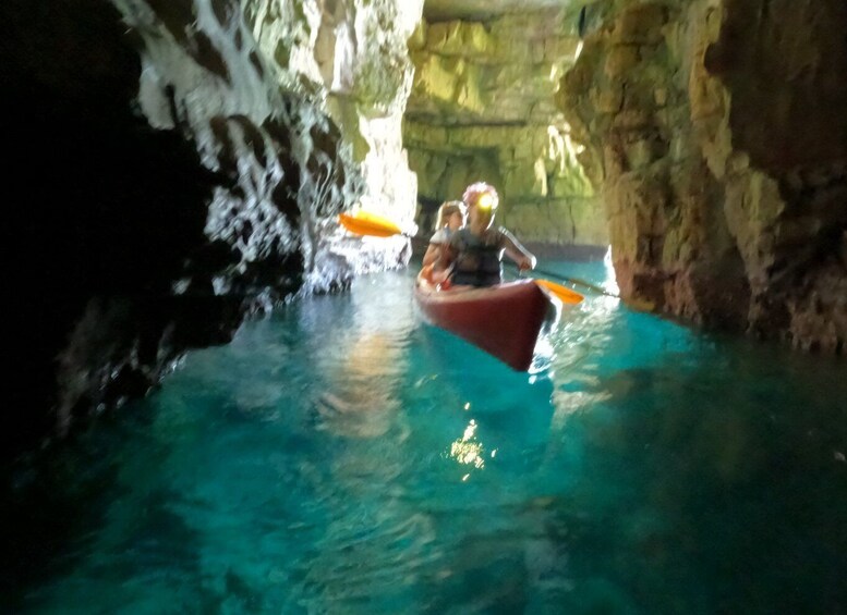 Picture 2 for Activity Pula: Sea Cave and Cliffs Guided Kayak Tour in Pula