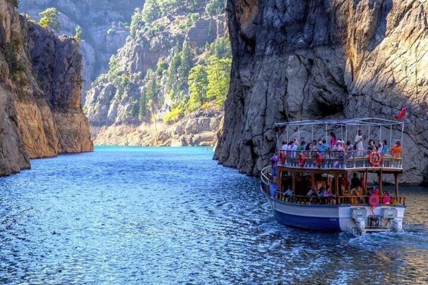 Antalya Green Canyon Boat Trip With Lunch And Drinks