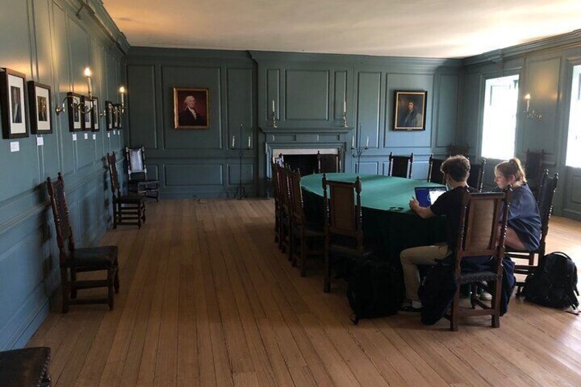 The Blue Room of the Sir Christopher Wren Building