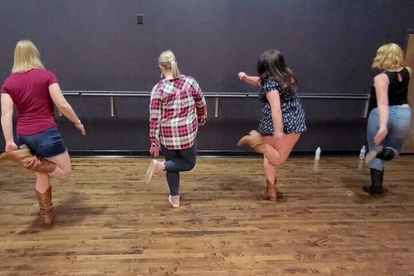 Nash Bach Bash Line Dancing Lesson for Brides (and Grooms)