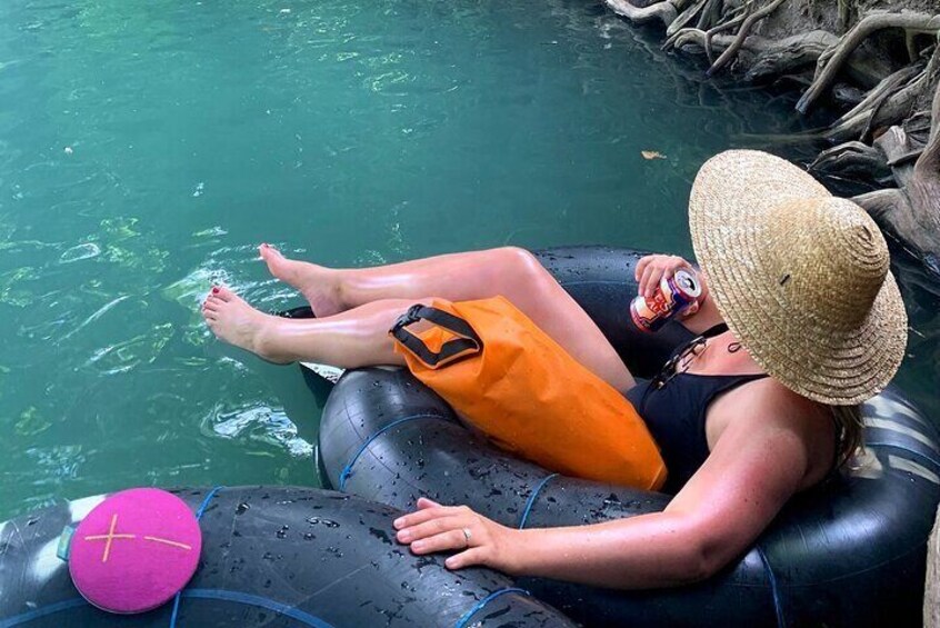 Private Rapid Water River Tubing and Beach