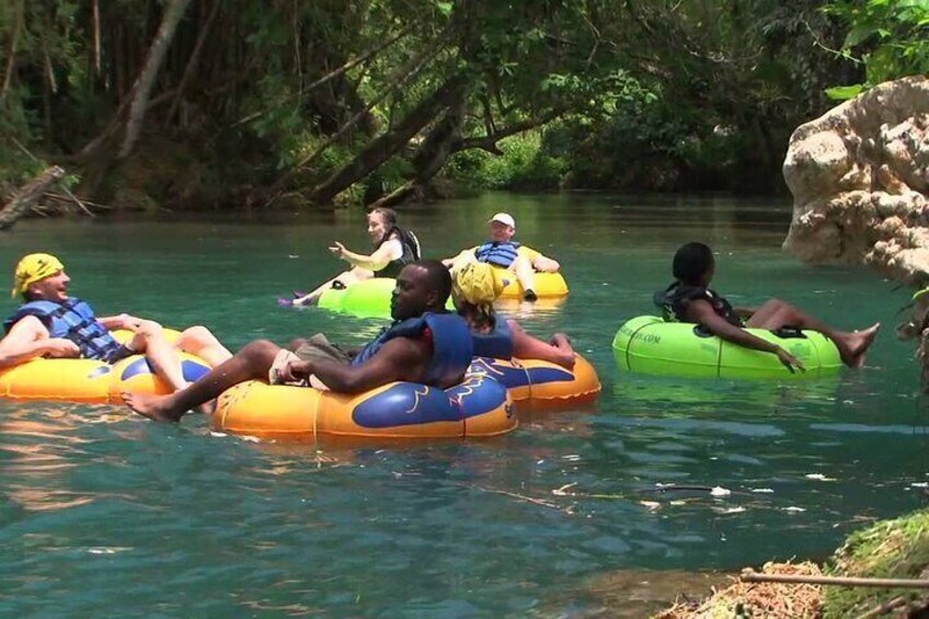 Private Rapid Water River Tubing and Beach