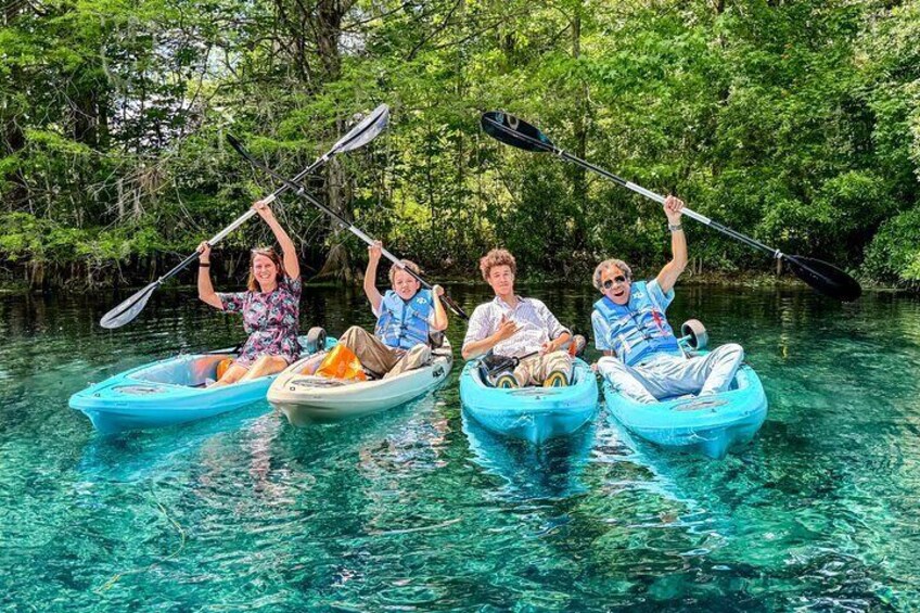 Silver Springs 2hr Glass Bottom Kayak Tour!