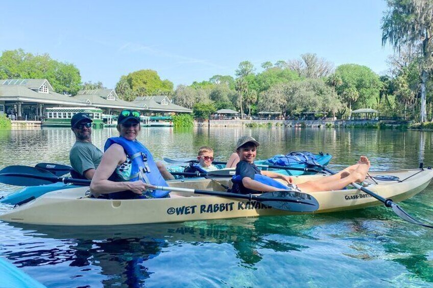 Glass Bottom Kayak Guided Tour in Silver springs