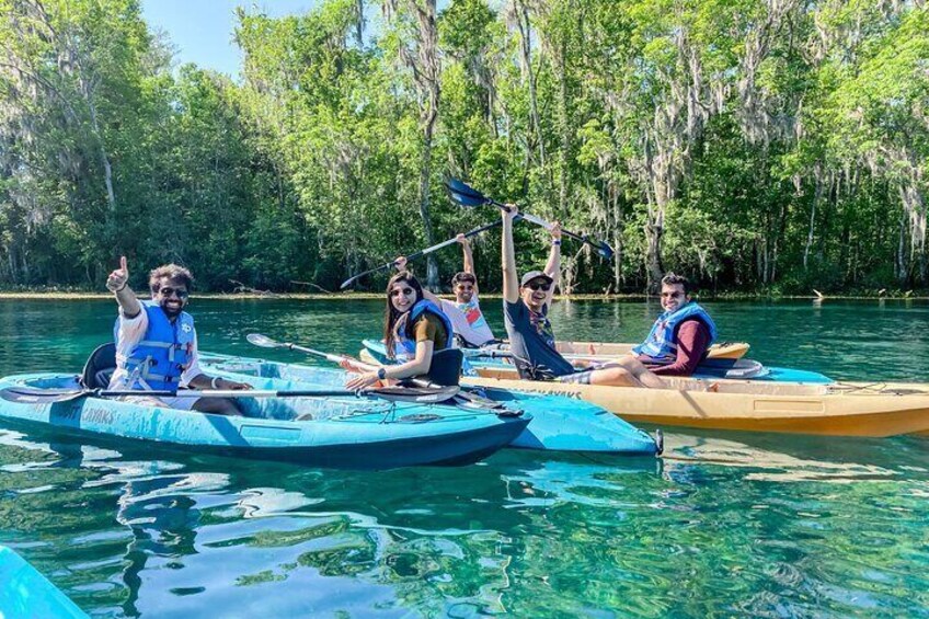 Glass Bottom Kayak Guided Tour in Silver springs