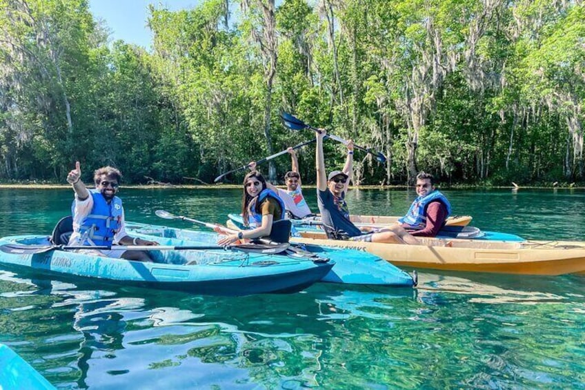 Glass Bottom Kayak Guided Tour in Silver springs
