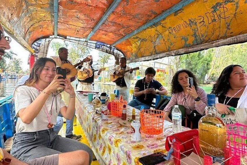 Xochimilco Tour Trajinera Boat Adventure and Mexican Celebration