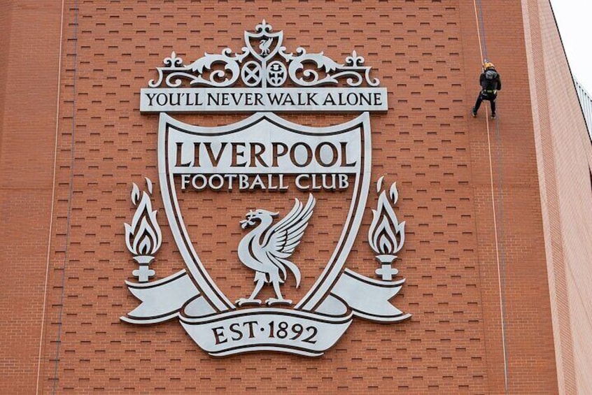 Anfield Abseil with Free Entry to the LFC Museum