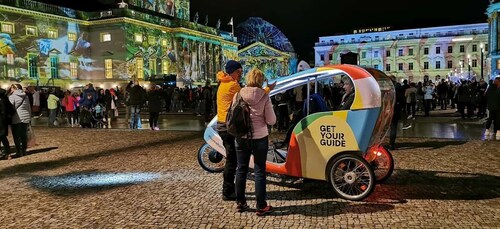 Berlin: Illuminated Berlin by Bike Taxi