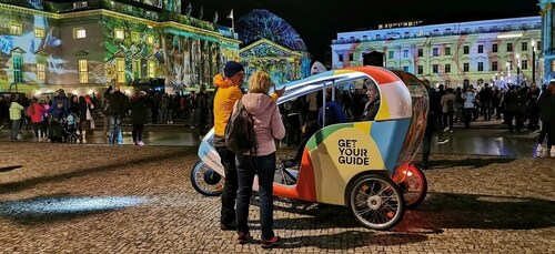 Berlin : Berlin illuminée en vélo-taxi