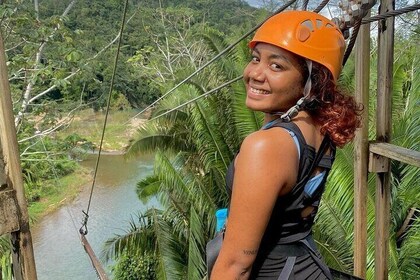 Jungle Zipline & Cave Tubing with Lunch