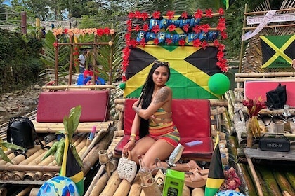 Bamboo Rafting and Margaritaville Hip Strip Private Tour