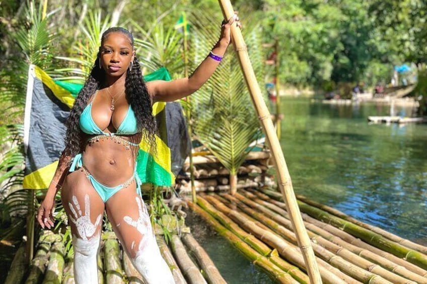 Private Bamboo Rafting, Limestone Massage and Hip Strip Tour