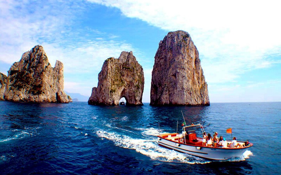 Picture 2 for Activity Capri: Island Boat Tour with Blue Grotto Stop