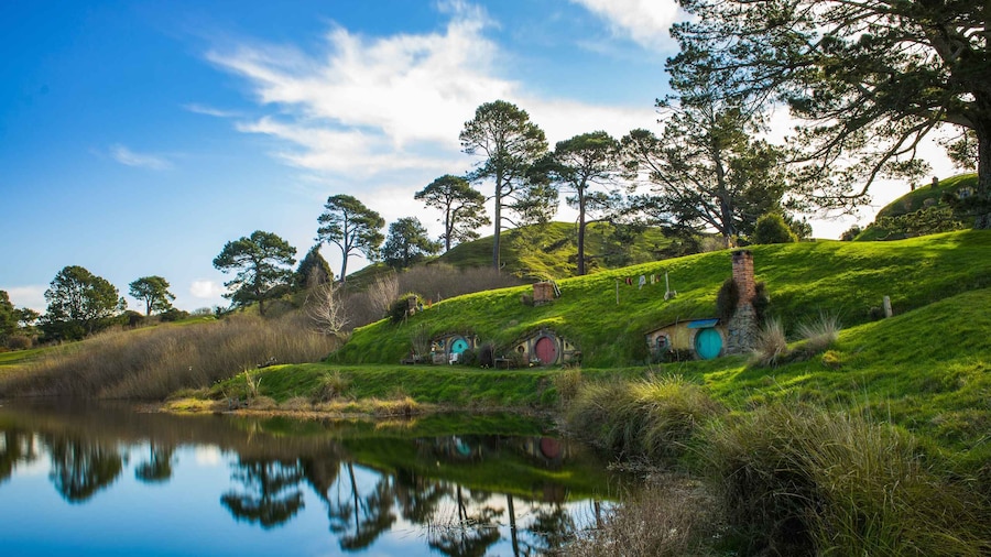 From Auckland: Hobbiton & Waitomo Caves Day Trip with Lunch