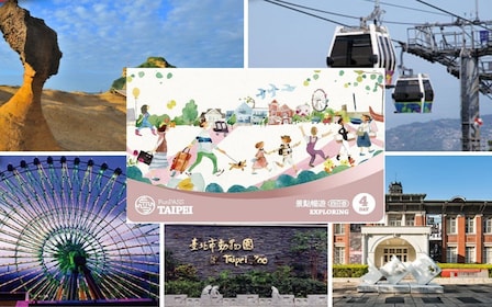Taipéi: 30 atracciones y tarjeta de transporte Fun Pass