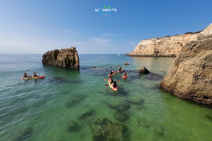 Armação de Pêra : 2 heures d'excursion en kayak sur les plages sauvages et ...