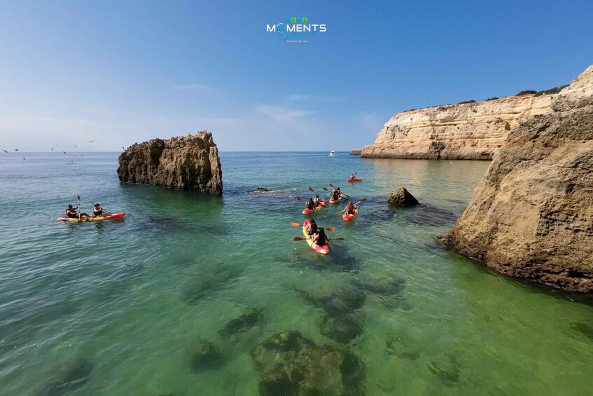 Armação de Pêra: 2-Hour Wild Beaches and Caves Kayak Tour