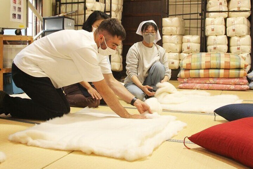Lets Make a Zabuton Try Cotton Stuffing with Futon Craftsman 