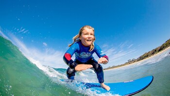 Beginner Surfing Lesson in Middleton