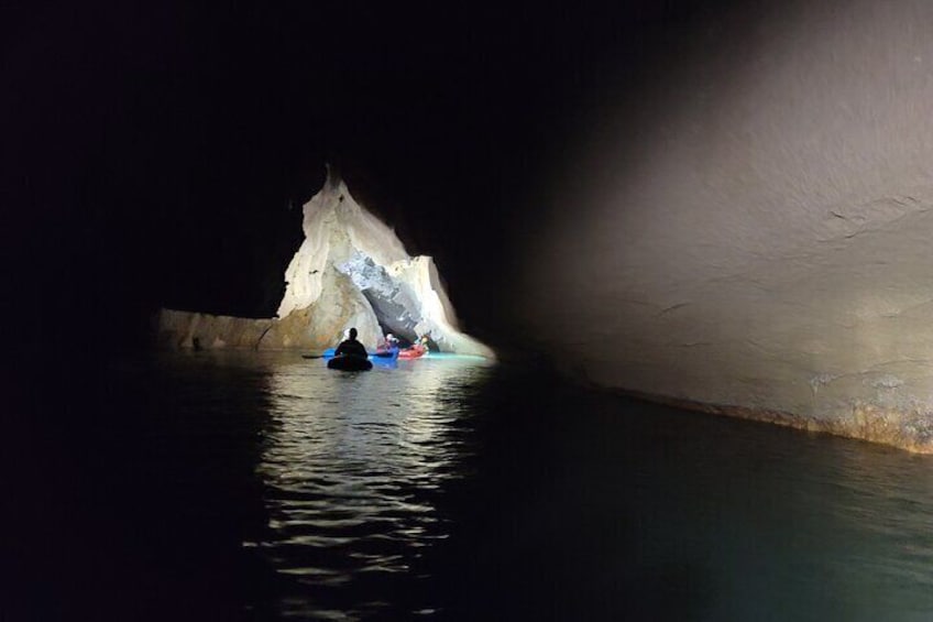 Cave Kayaking at Nohoch Che'en Caves