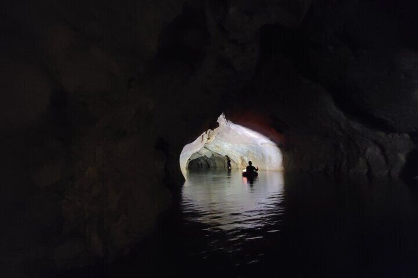 Cave Kayaking at Nohoch Che'en Caves