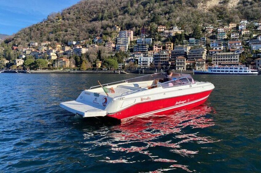 2 Hour Private Cruise and Lake Como by Motorboat