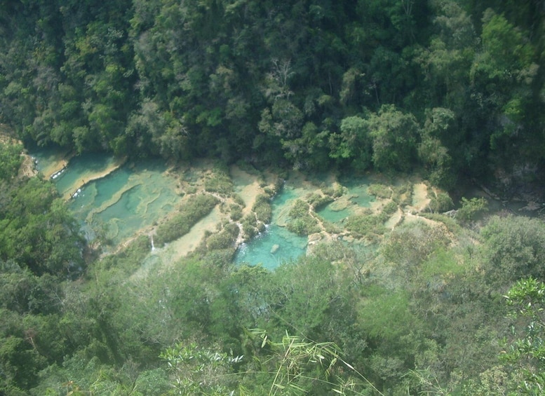 From Lanquin: Semuc Champey Park and Kanba Cave Guided Tour