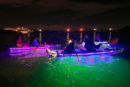 Illuminated Clear Kayak LED Glow Nights Paddle
