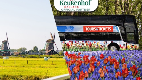 Keukenhof + Countryside and Windmills tour