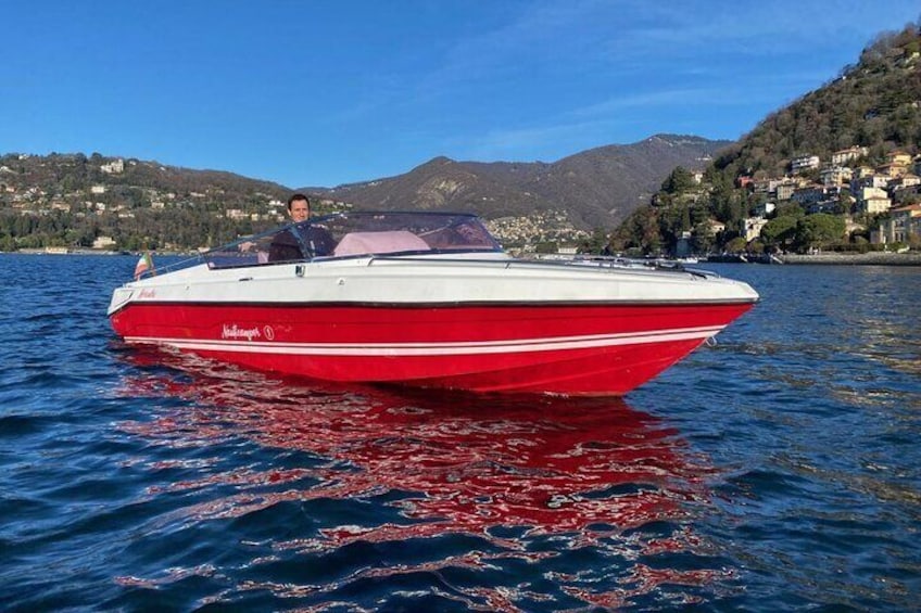 3 Hour Private Cruise on Lake Como by Motorboat