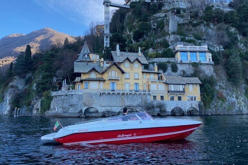 3 Hour Private Cruise on Lake Como by Motorboat