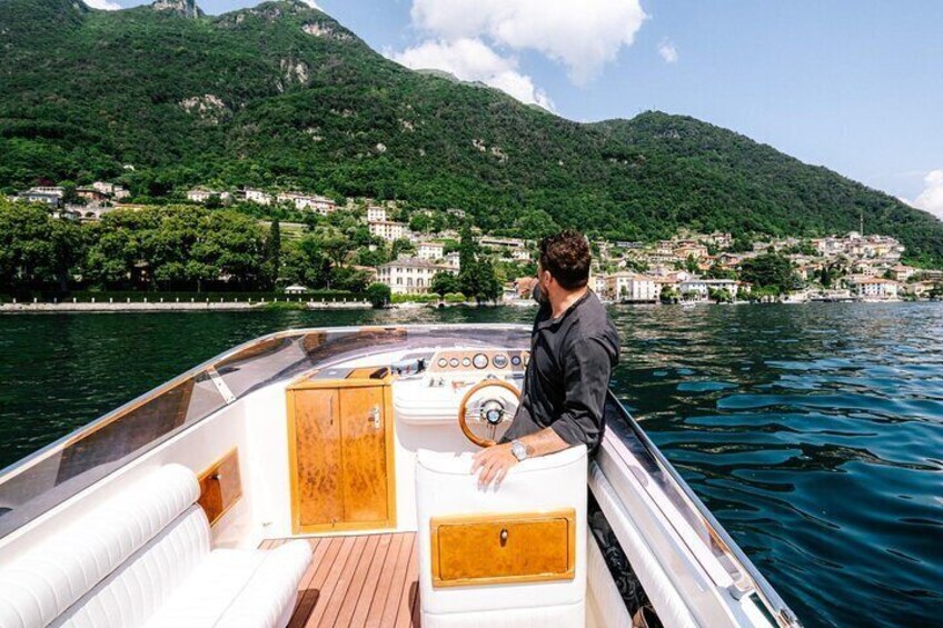 3 Hour Private Cruise on Lake Como by Motorboat