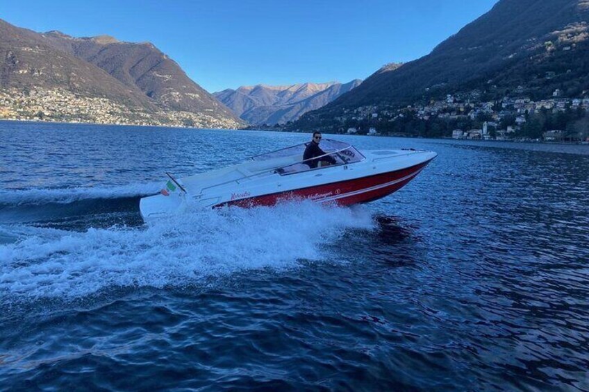 3 Hour Private Cruise on Lake Como by Motorboat
