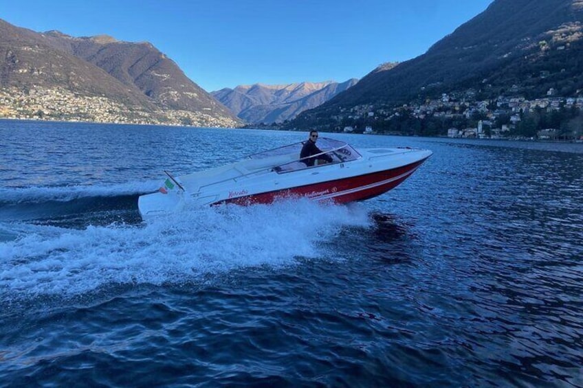 3 Hour Private Cruise on Lake Como by Motorboat