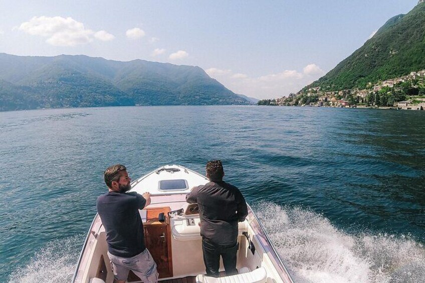 3 Hour Private Cruise on Lake Como by Motorboat