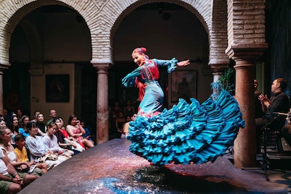 Sevilla: Flamencoshow med valfri biljett till Flamencomuseet