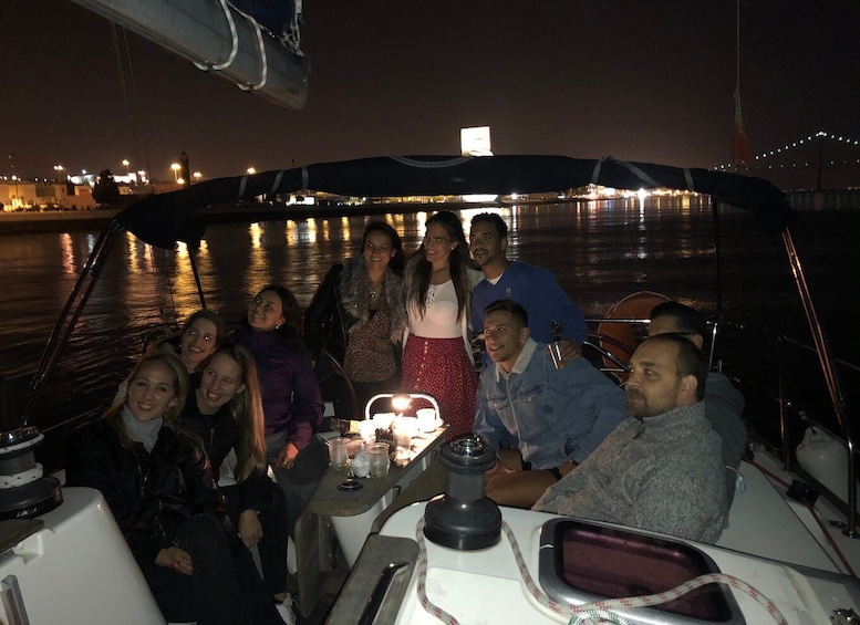 Picture 4 for Activity Lisbon: Luxury Sailboat Cruise at Night