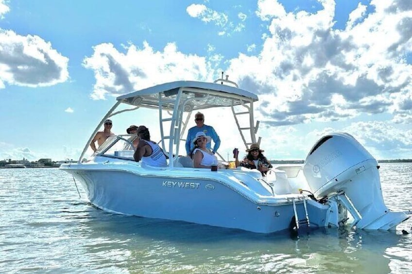 Jacksonville Private Boat Tour Daytime or Sunset, up to 6 people