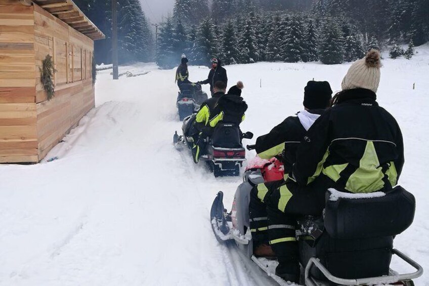 Transylvania, Dracula's Castle & Fun with the Snowmobile or ATV tour in one day