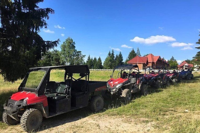 Transylvania, Dracula's Castle & Fun with the Snowmobile or ATV tour in one day