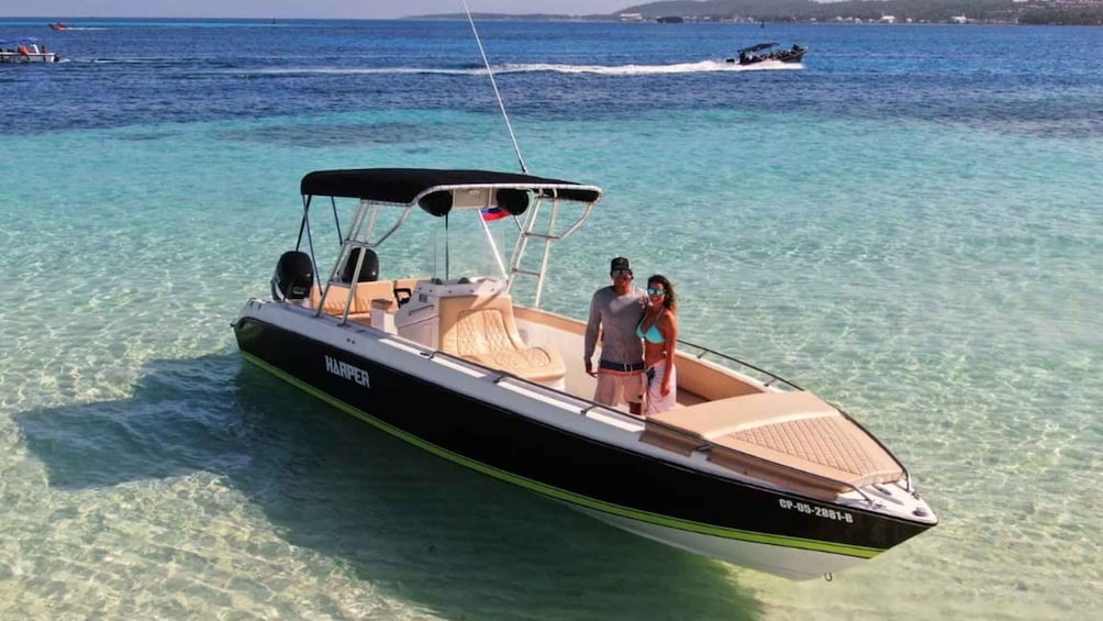 San Andres: Private San Andres Bay Tour by Luxury Speedboat