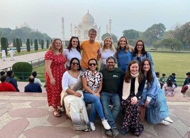 Desde Delhi: Excursión de 2 días al Taj Mahal y al Santuario de Elefantes